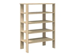 Zapatero de roble Sonoma 61x32x87,5 cm madera de ingeniería