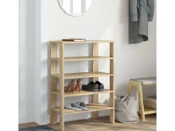 Zapatero de roble Sonoma 61x32x87,5 cm madera de ingeniería