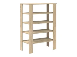 Zapatero de roble Sonoma 61x32x87,5 cm madera de ingeniería