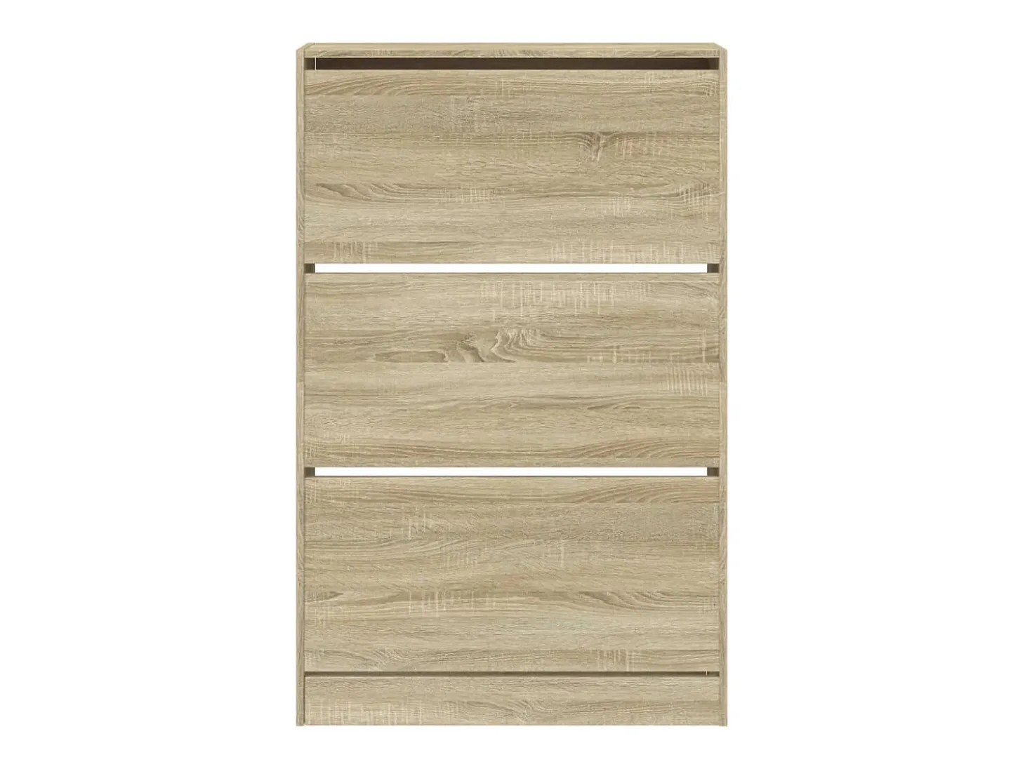 Zapatero de roble Sonoma 80x21x125,5cm madera de ingeniería