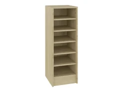Zapatero de roble Sonoma 31,5 x 35 x 90 cm Madera de ingeniería