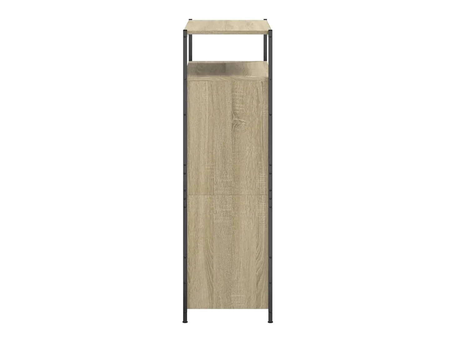 Zapatero de roble Sonoma 75x34x112cm madera de ingeniería