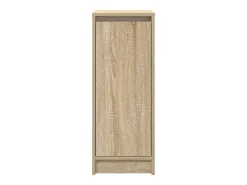 Zapatero de roble Sonoma 29,5x34x76 cm madera de ingeniería