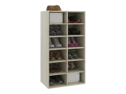 Zapatero de roble Sonoma 54x34x100,5 cm