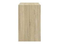 Zapatero de roble Sonoma 80x42x69 cm madera de ingeniería