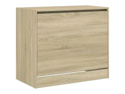 Zapatero de roble Sonoma 80x42x69 cm madera de ingeniería
