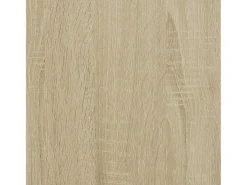 Zapatero de roble Sonoma, madera de ingeniería y metal