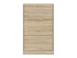 Zapatero de roble Sonoma de 63 x 24 x 103 cm de madera de ingeniería