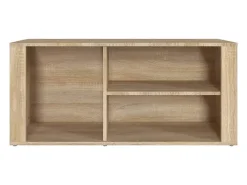 Zapatero de roble Sonoma de 100 x 35 x 45 cm de madera de ingeniería