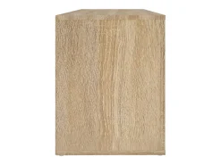 Zapatero de roble Sonoma de 100 x 35 x 45 cm de madera de ingeniería