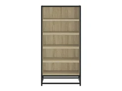 Zapatero de roble Sonoma 48x38x97,5 cm madera de ingeniería