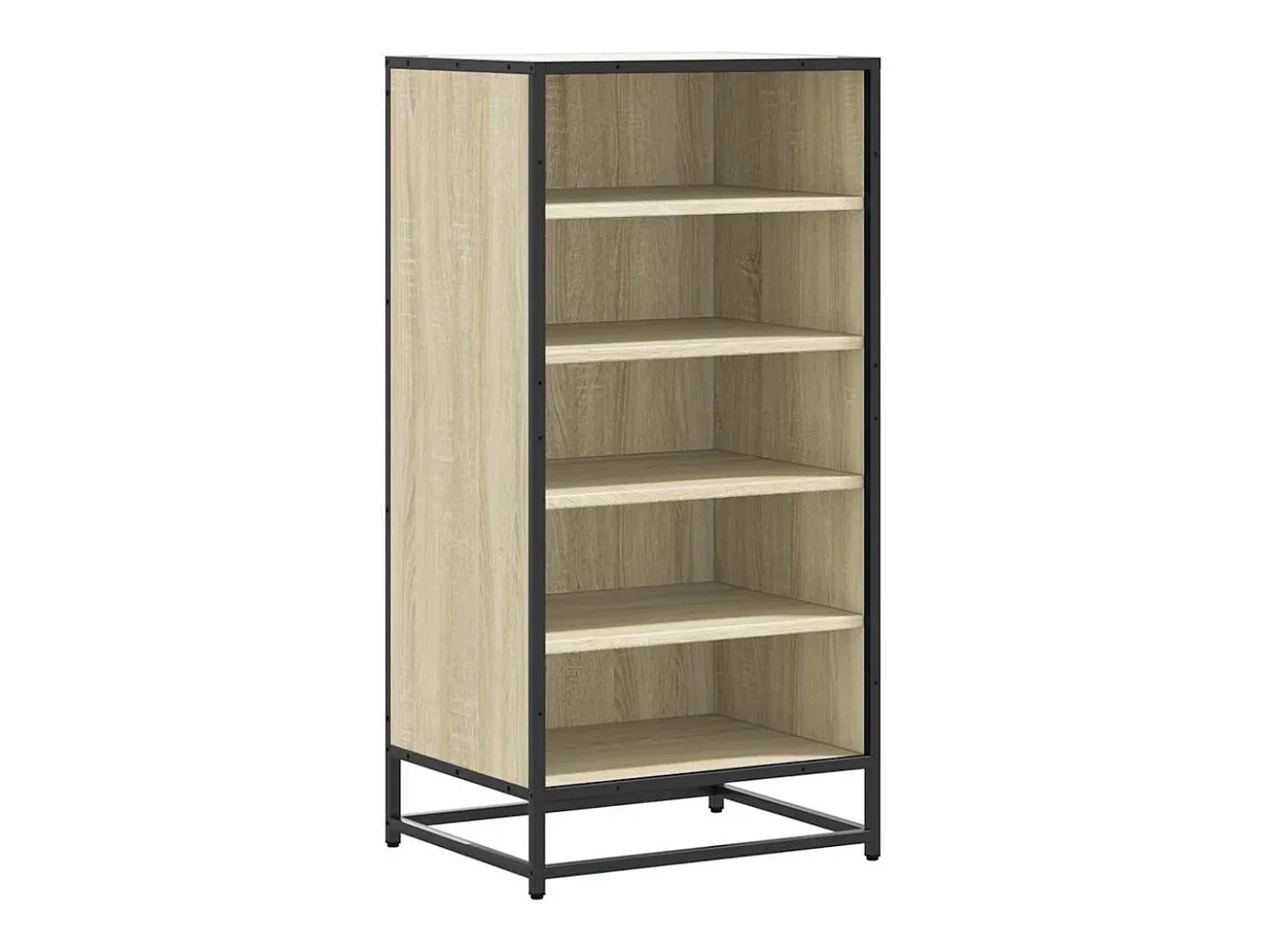 Zapatero de roble Sonoma 48x38x97,5 cm madera de ingeniería