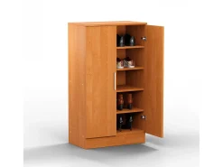 Zapatero Dos Puertas Color (Cerezo)(107x60x35 cm) -Buyqualia