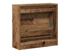 Zapatero en madera vieja 60x21x57 cm en madera técnica