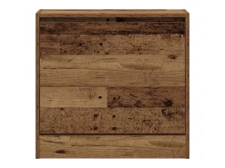 Zapatero en madera vieja 60x21x57 cm en madera técnica