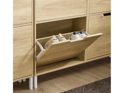 Zapatero Estrecho con 4 Solapas Organizador FSR100-N SoBuy ES