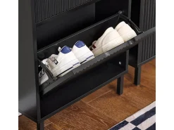 Zapatero Estrecho con 2 Solapas Organizador FSR177-SCH SoBuy ES
