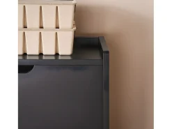 Zapatero Estrecho con 4 Solapas Organizador para Zapatos de Entrada 100 x 19 x 90 cm Gris FSR100-HG SoBuy ES
