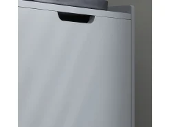 Zapatero Estrecho con 3 Solapas Organizador para Zapatos de Entrada 50 x 19 x 129 cm Gris FSR151-H-HG SoBuy ES