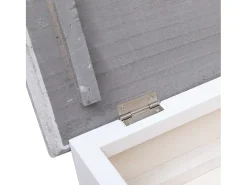 Zapatero gris 50 x 28 x 98 cm madera de paulownia
