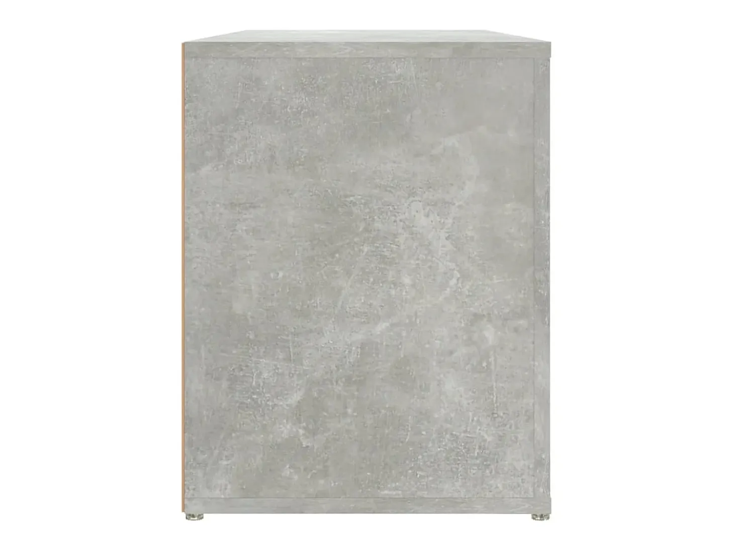Zapatero Gris Hormigón 100x35x45 cm Madera de Ingeniería