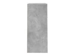 Zapatero gris hormigón 60x35x84 cm Madera de ingeniería