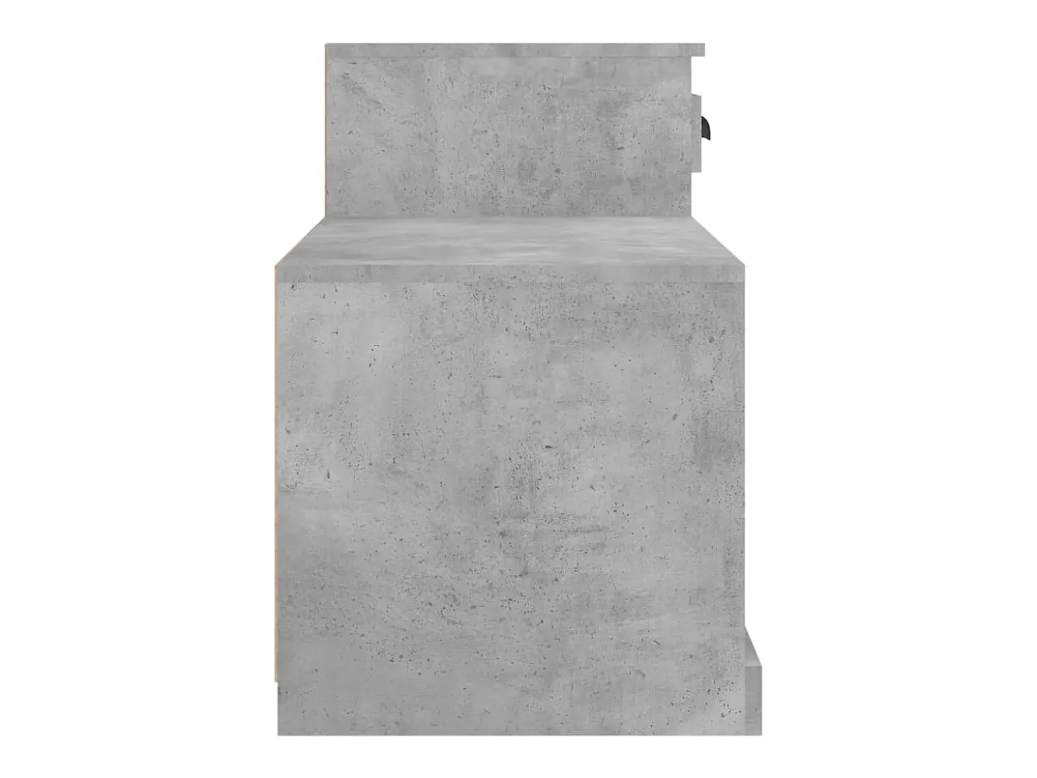 Zapatero gris hormigón 100x42x60 cm madera de ingeniería