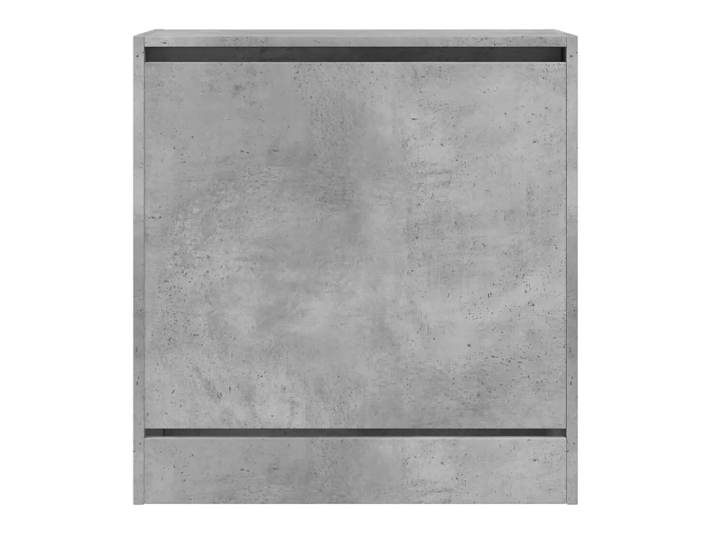 Zapatero gris hormigón 60x34x63,5 cm madera de ingeniería