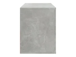 Zapatero gris hormigón 80x35x45 cm Madera de ingeniería