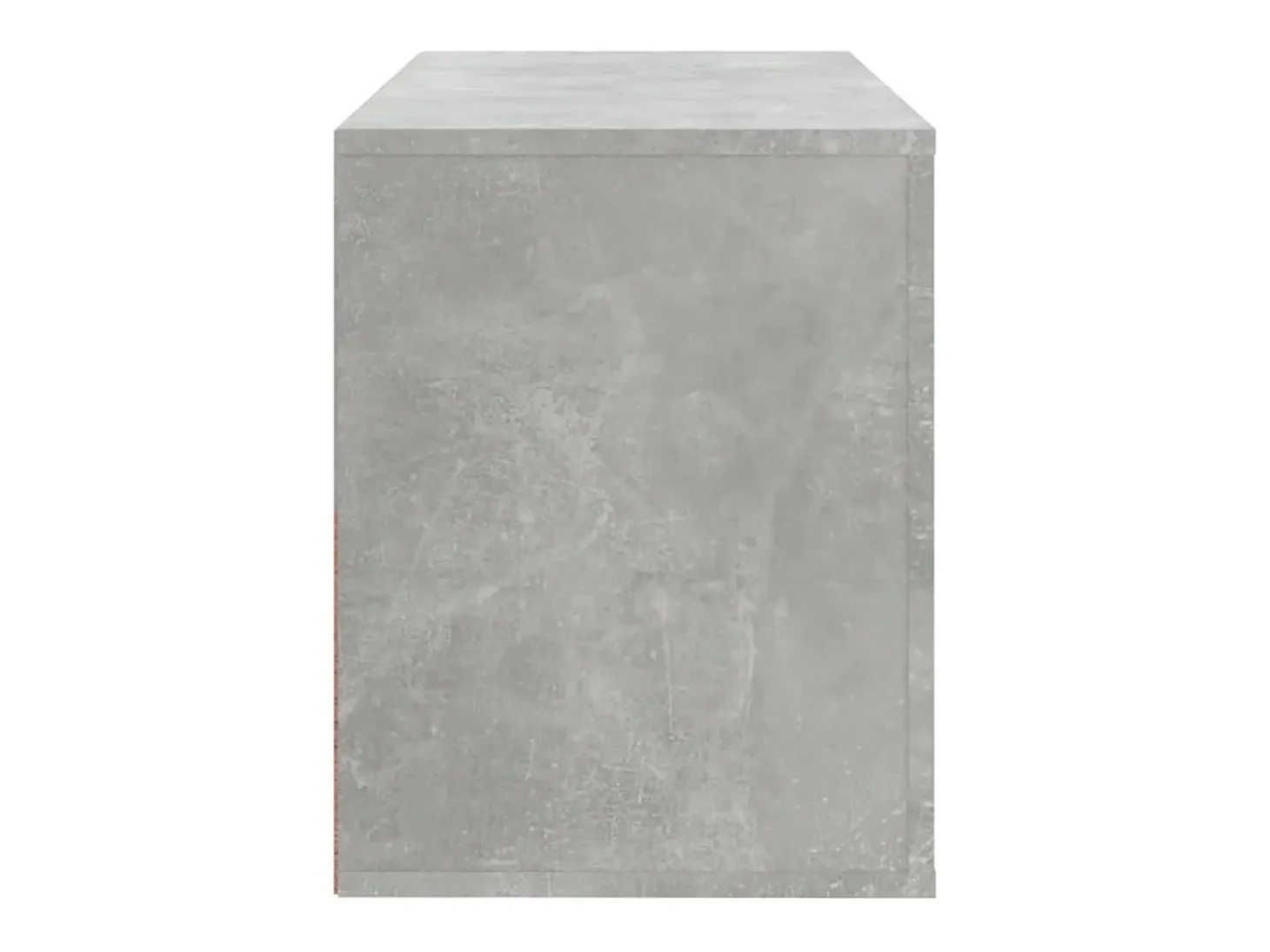 Zapatero gris hormigón 80x35x45 cm Madera de ingeniería