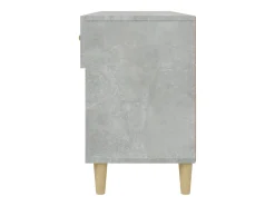 Zapatero gris hormigón 102x35x55 cm Madera de ingeniería