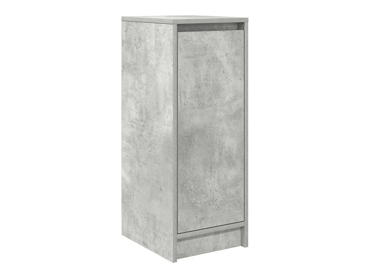 Zapatero gris hormigón 29,5x34x76 cm madera de ingeniería