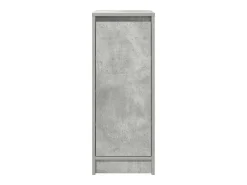 Zapatero gris hormigón 29,5x34x76 cm madera de ingeniería