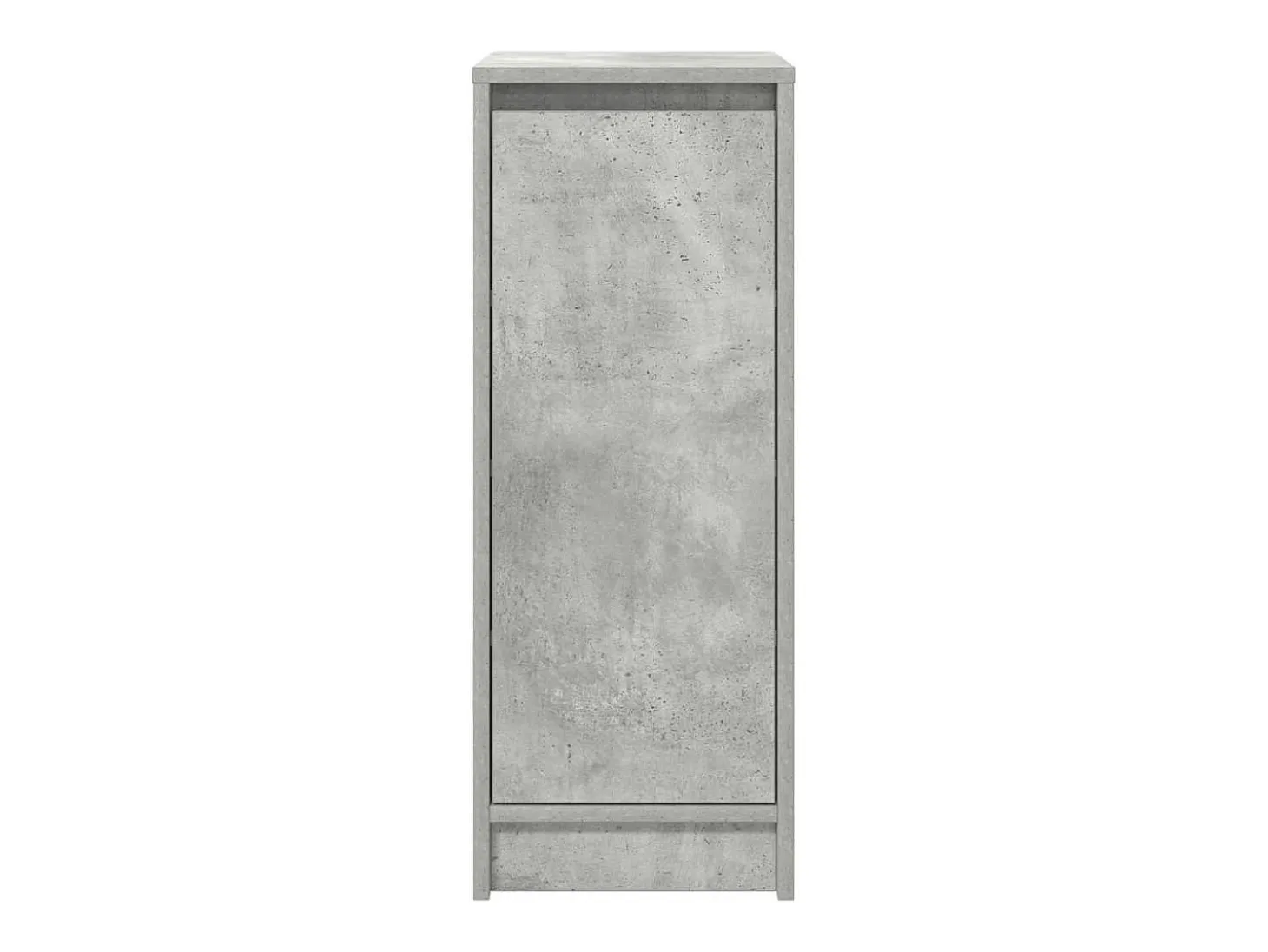 Zapatero gris hormigón 29,5x34x76 cm madera de ingeniería