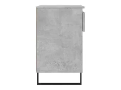 Zapatero gris hormigón 70x36x60 cm Madera de ingeniería