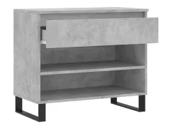 Zapatero gris hormigón 70x36x60 cm Madera de ingeniería