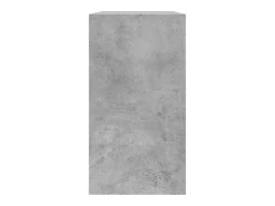 Zapatero gris hormigón 80x34x63 cm madera de ingeniería