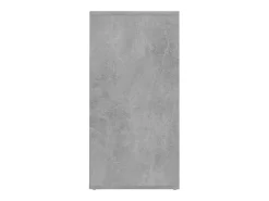 Zapatero Gris Hormigón 31,5x35x70 cm Madera de Ingeniería