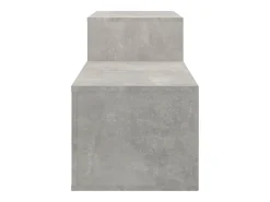 Zapatero gris hormigón 150x35x45 cm Madera de ingeniería