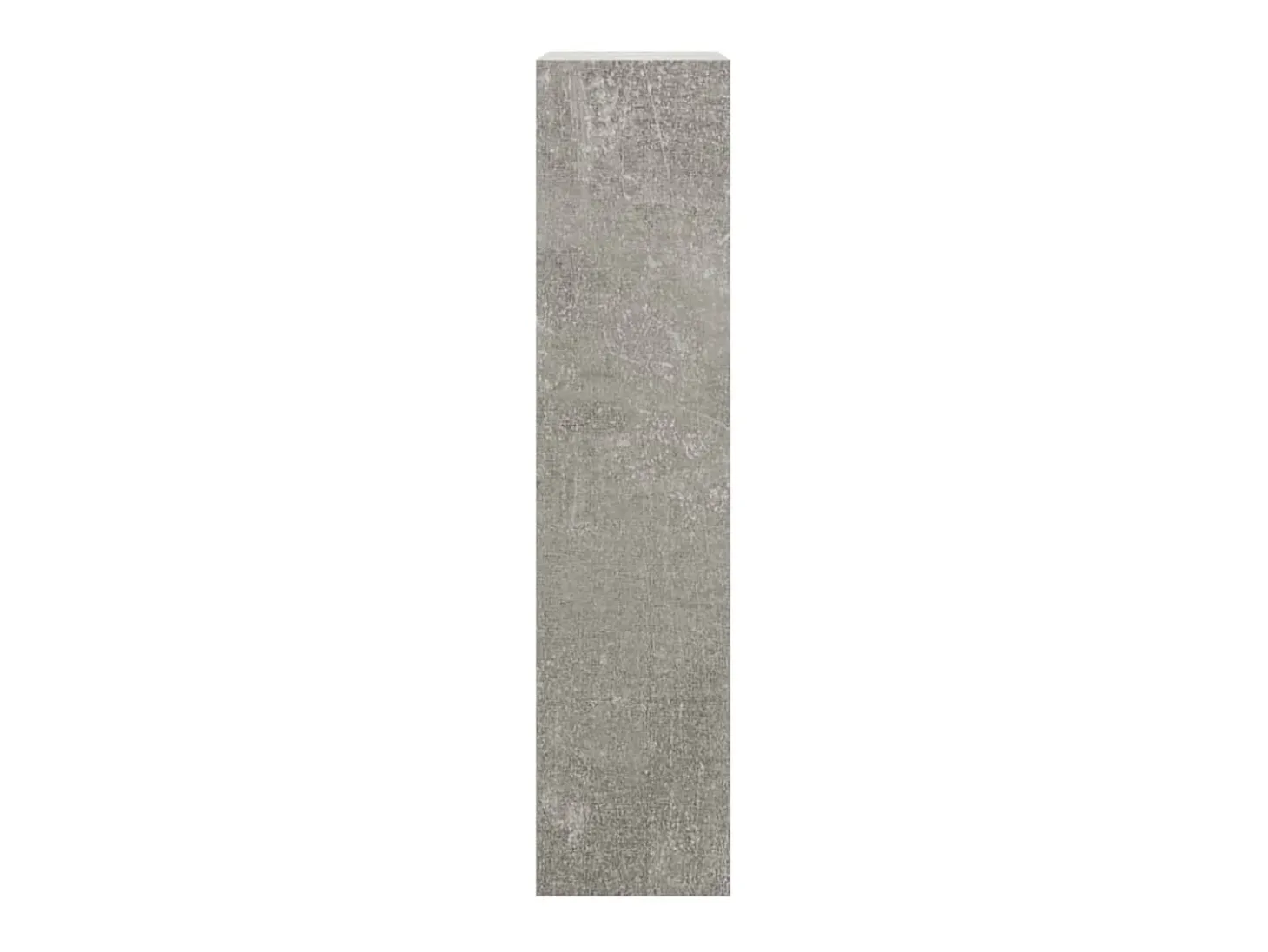 Zapatero gris hormigón 63x24x103 cm Madera de ingeniería