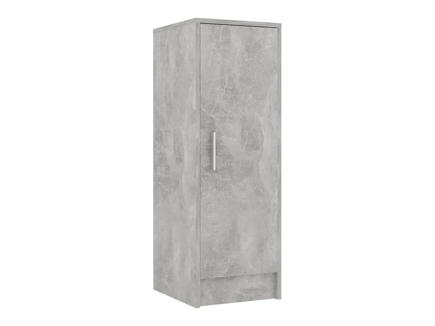 Zapatero gris hormigón 32x35x92 cm Madera de ingeniería