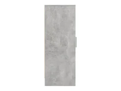 Zapatero gris hormigón 32x35x92 cm Madera de ingeniería