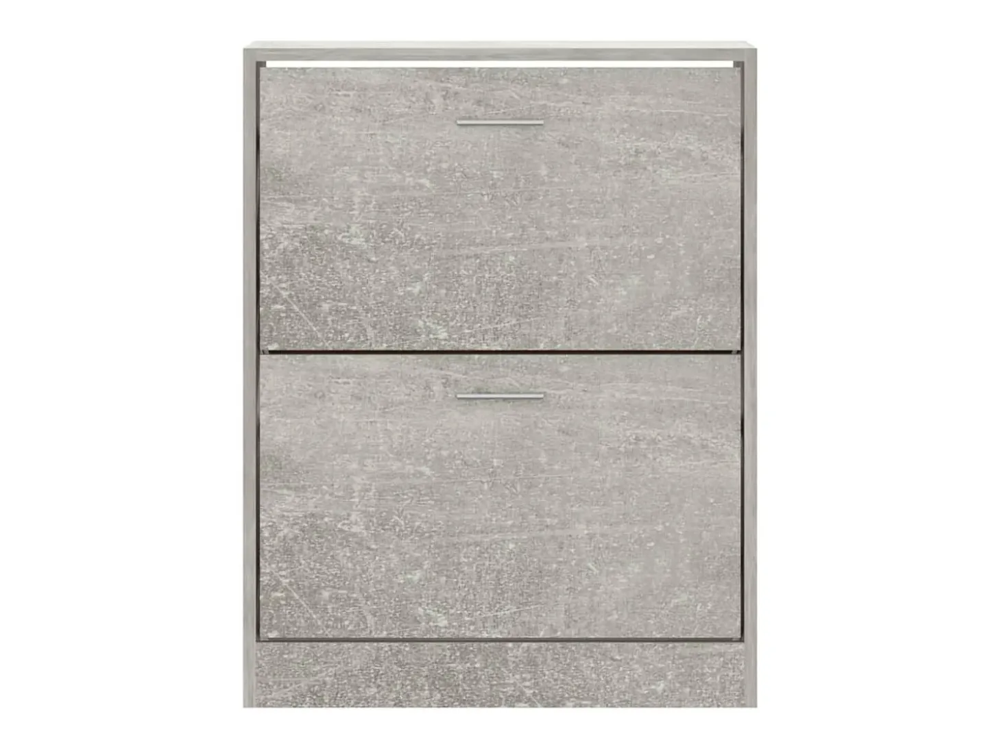 Zapatero gris hormigón 63x24x81 cm Madera de ingeniería