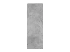 Zapatero gris hormigón 60x34x96,5 cm madera de ingeniería