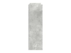 Zapatero gris hormigón 80x25x81 cm madera de ingeniería