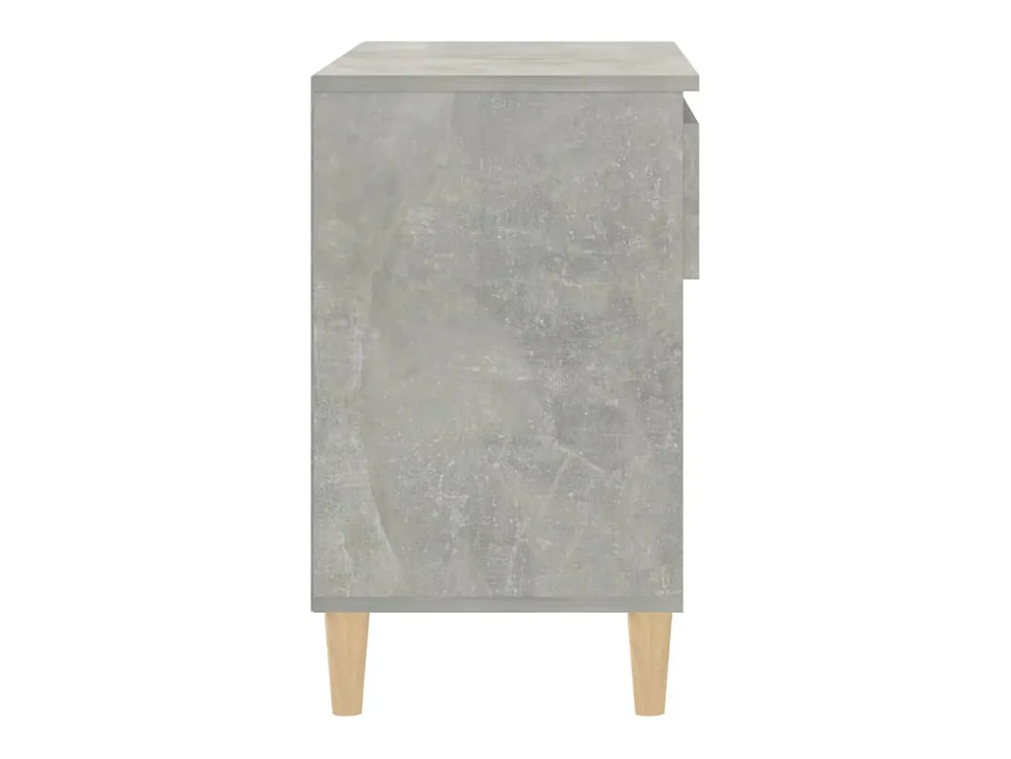 Zapatero gris hormigón 70x36x60 cm Madera de ingeniería