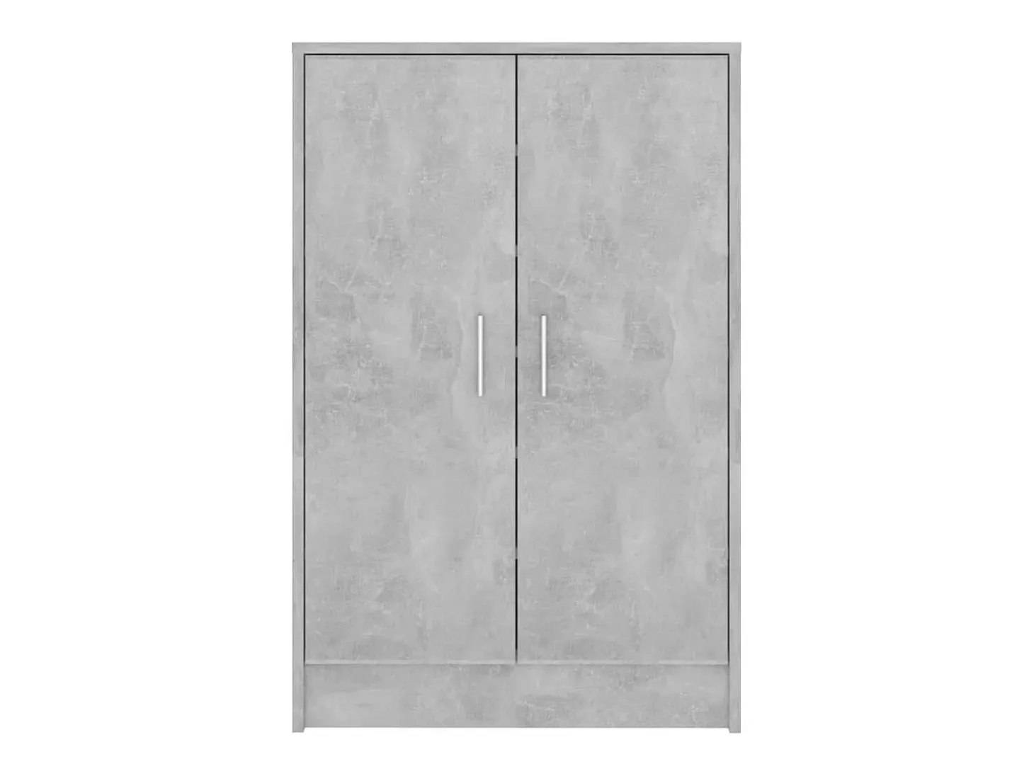 Zapatero gris hormigón 60x35x92 cm Madera de ingeniería