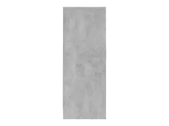 Zapatero gris hormigón 60x35x92 cm Madera de ingeniería