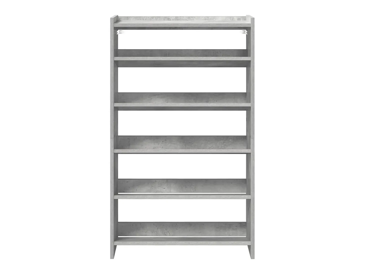 Zapatero gris hormigón 60x25x81 cm madera de ingeniería