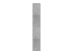 Zapatero gris hormigón 80x21x125,5cm madera de ingeniería